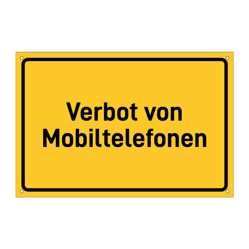 Verbot von Mobiltelefonen