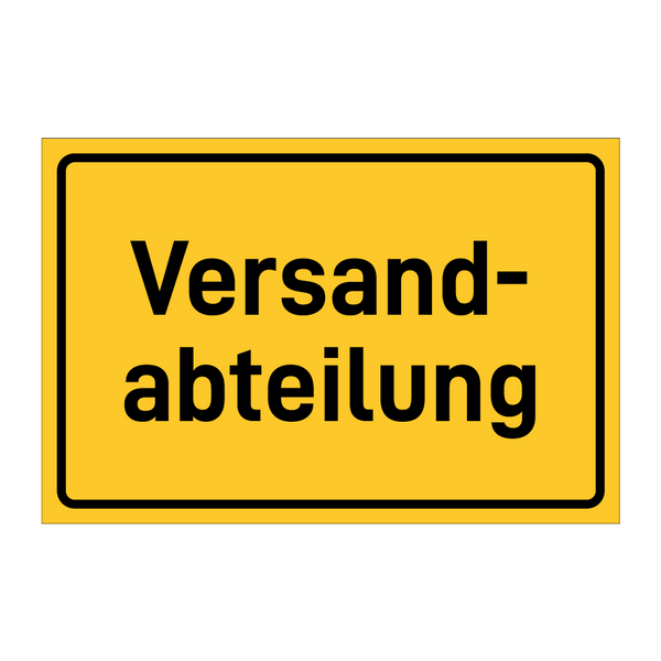 Versand- abteilung