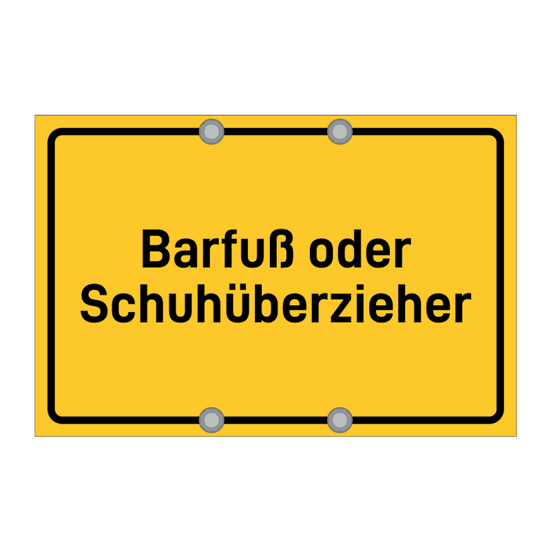 Barfuß oder Schuhüberzieher & Barfuß oder Schuhüberzieher & Barfuß oder Schuhüberzieher