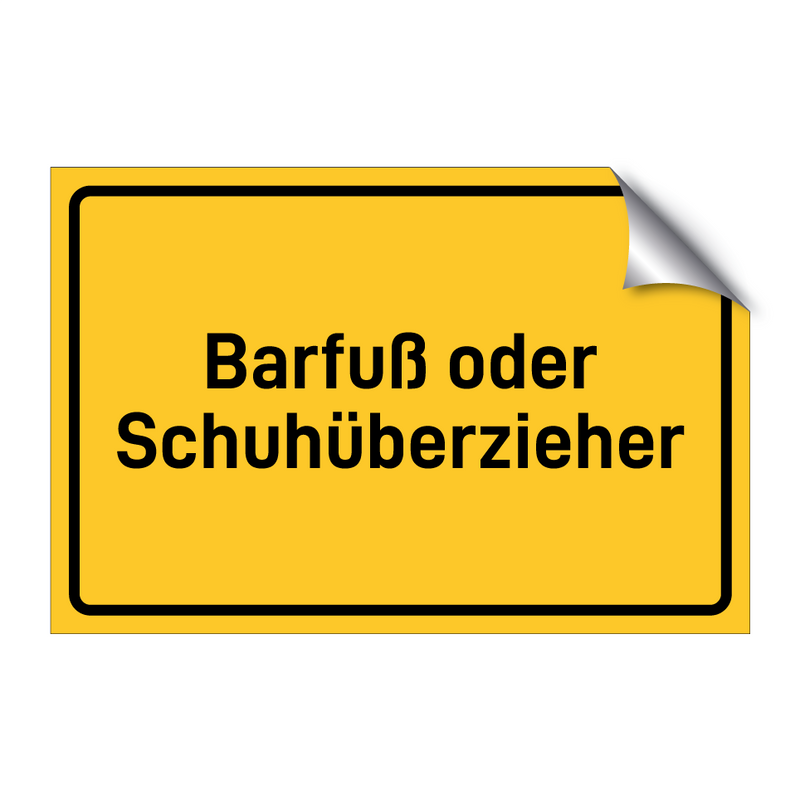 Barfuß oder Schuhüberzieher & Barfuß oder Schuhüberzieher & Barfuß oder Schuhüberzieher