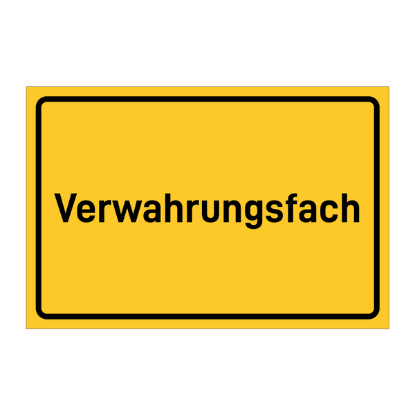 Verwahrungsfach