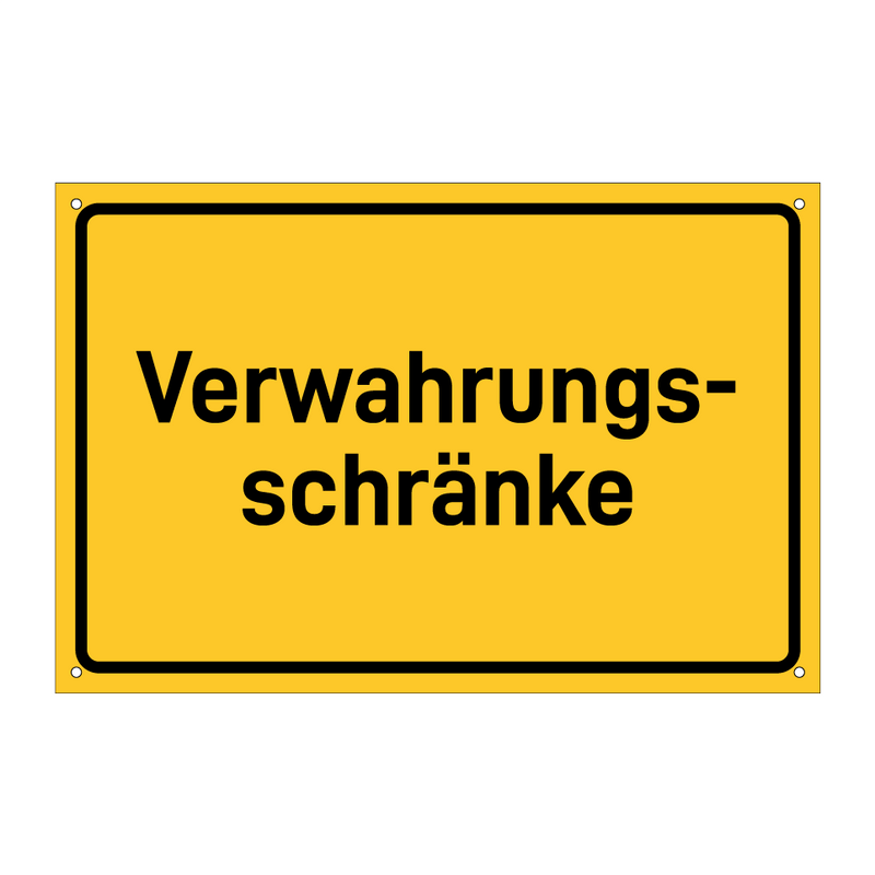 Verwahrungs- schränke