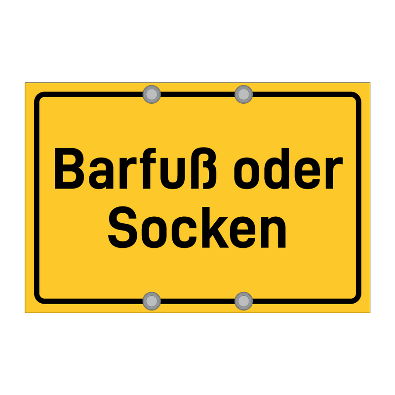 Barfuß oder Socken & Barfuß oder Socken & Barfuß oder Socken & Barfuß oder Socken