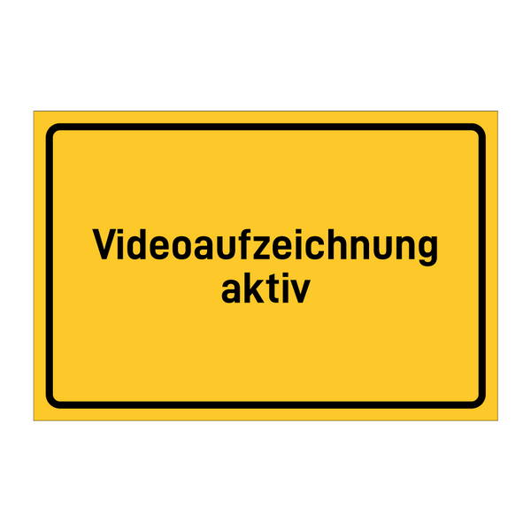 Videoaufzeichnung aktiv