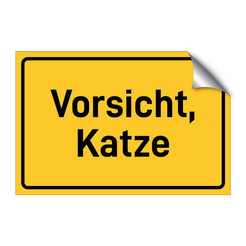 Vorsicht, Katze