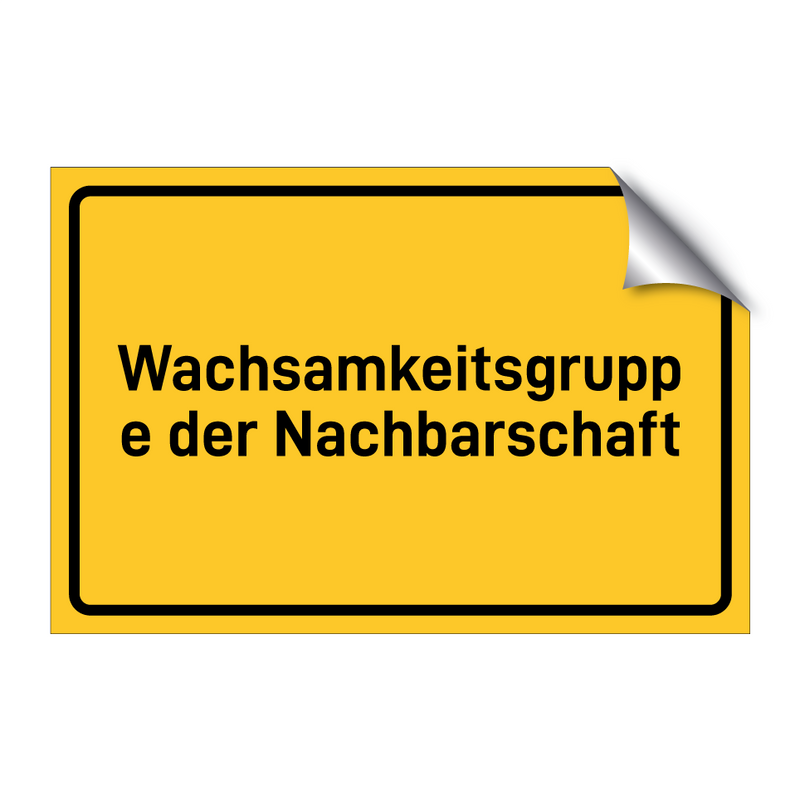 Wachsamkeitsgruppe der Nachbarschaft