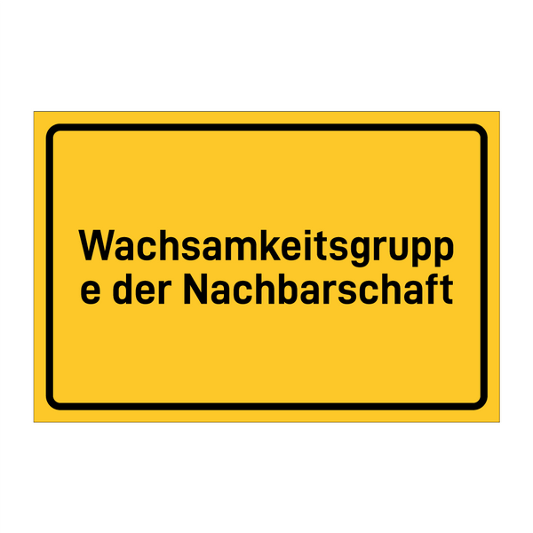 Wachsamkeitsgruppe der Nachbarschaft