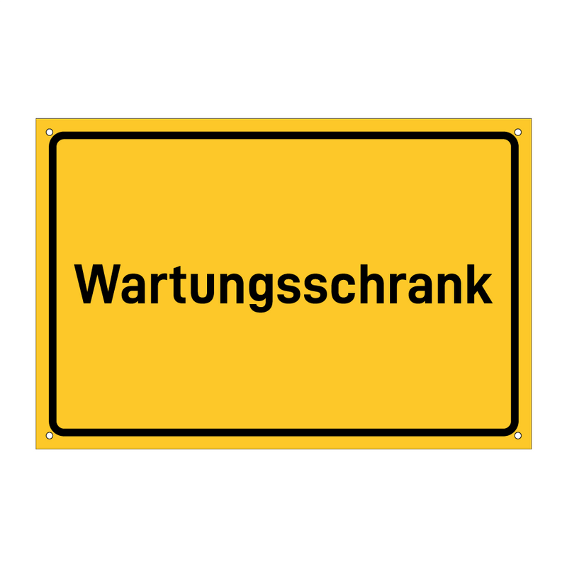 Wartungsschrank