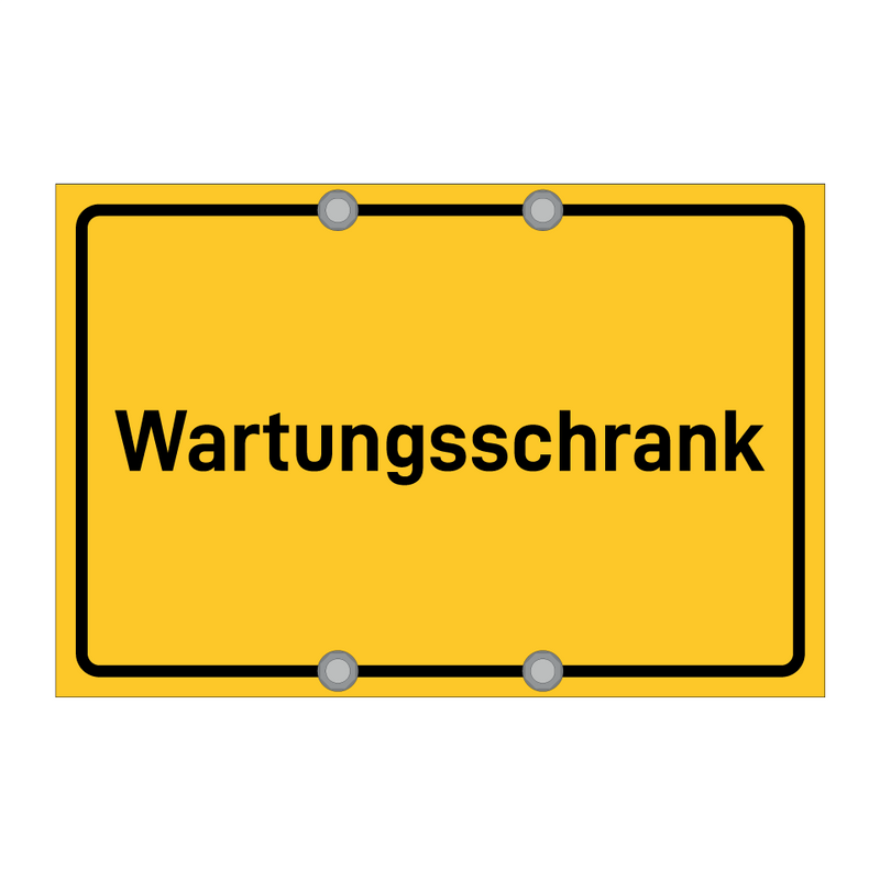 Wartungsschrank