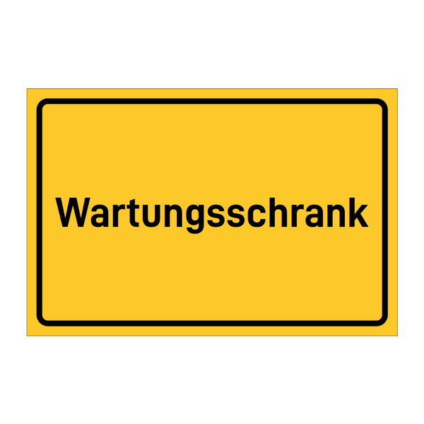 Wartungsschrank