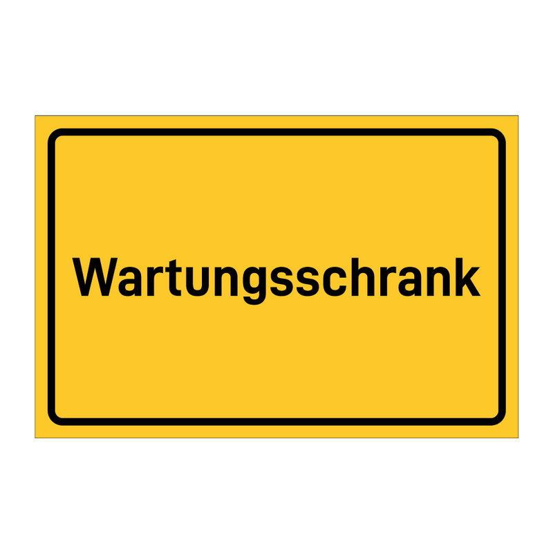 Wartungsschrank