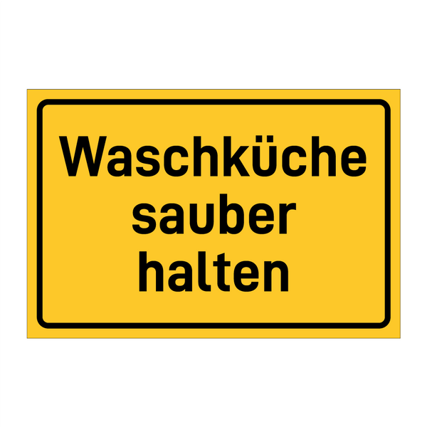 Waschküche sauber halten