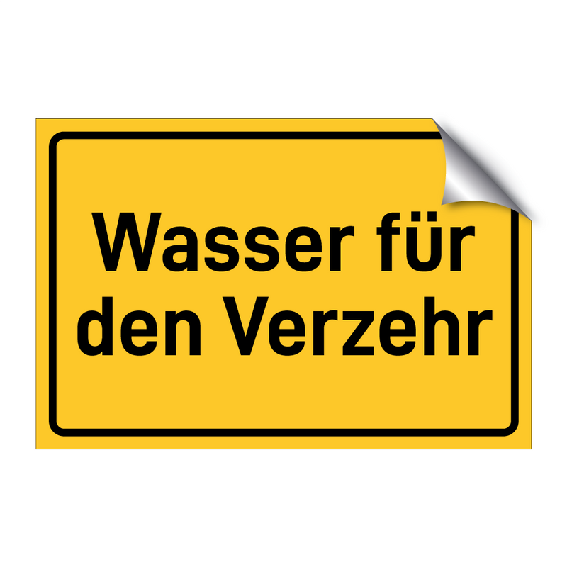 Wasser für den Verzehr