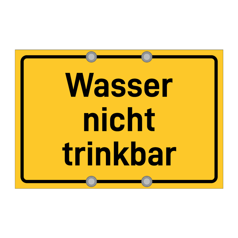 Wasser nicht trinkbar & Wasser nicht trinkbar & Wasser nicht trinkbar & Wasser nicht trinkbar