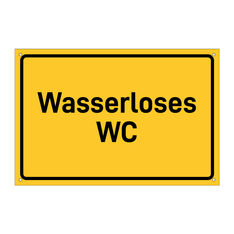 Wasserloses WC