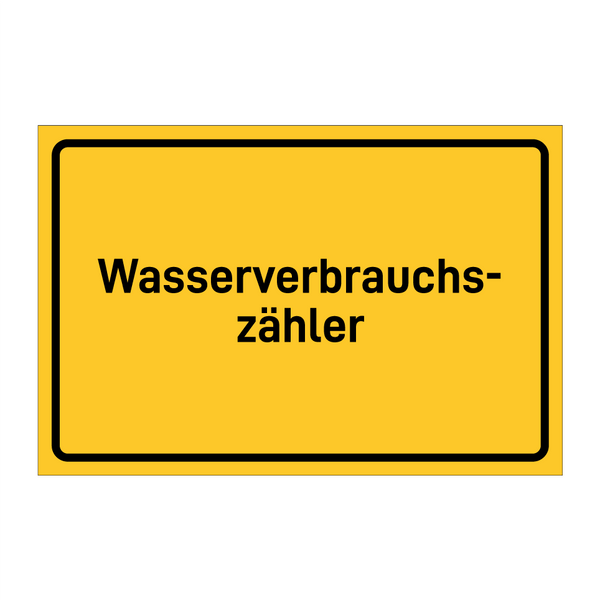 Wasserverbrauchs- zähler