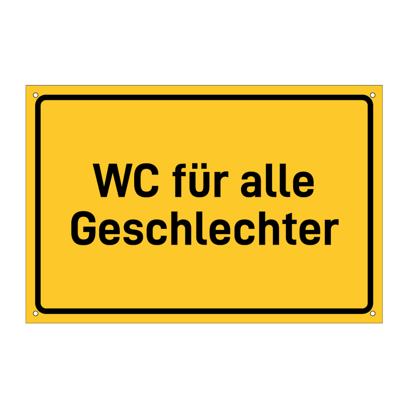 WC für alle Geschlechter