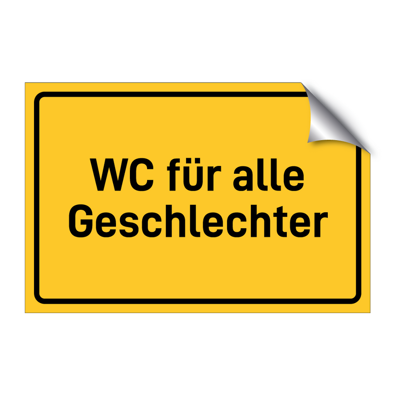 WC für alle Geschlechter