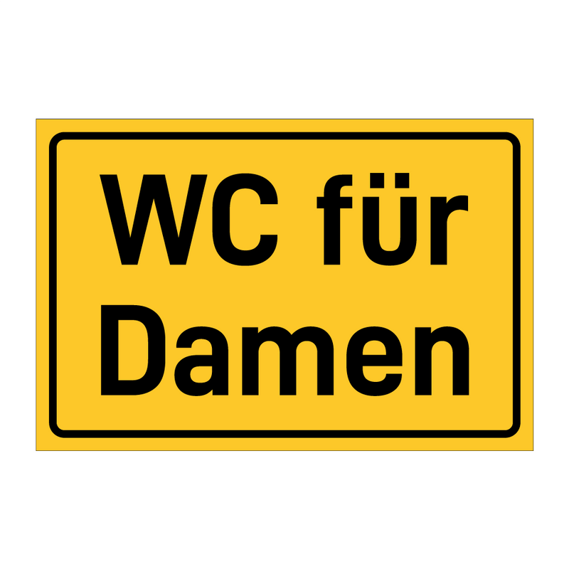 WC für Damen