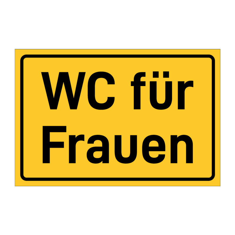 WC für Frauen