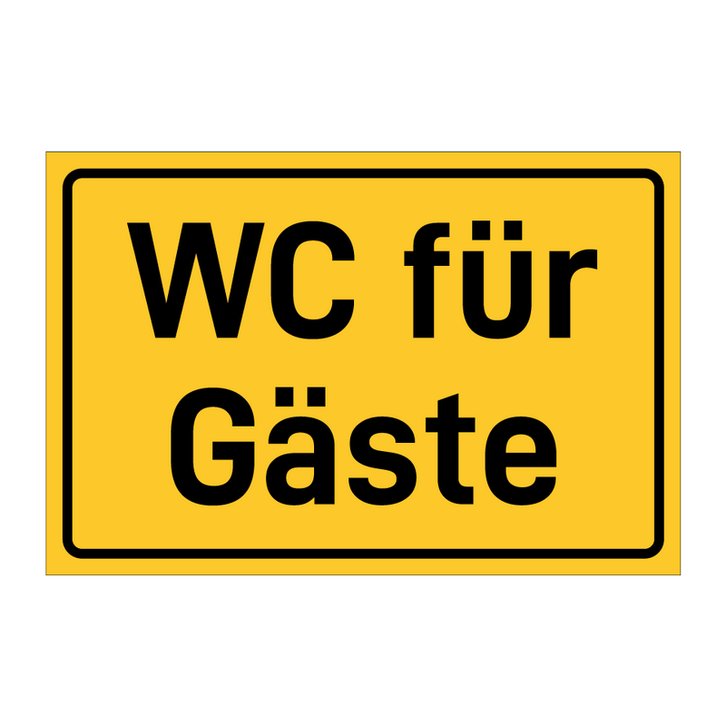 WC für Gäste