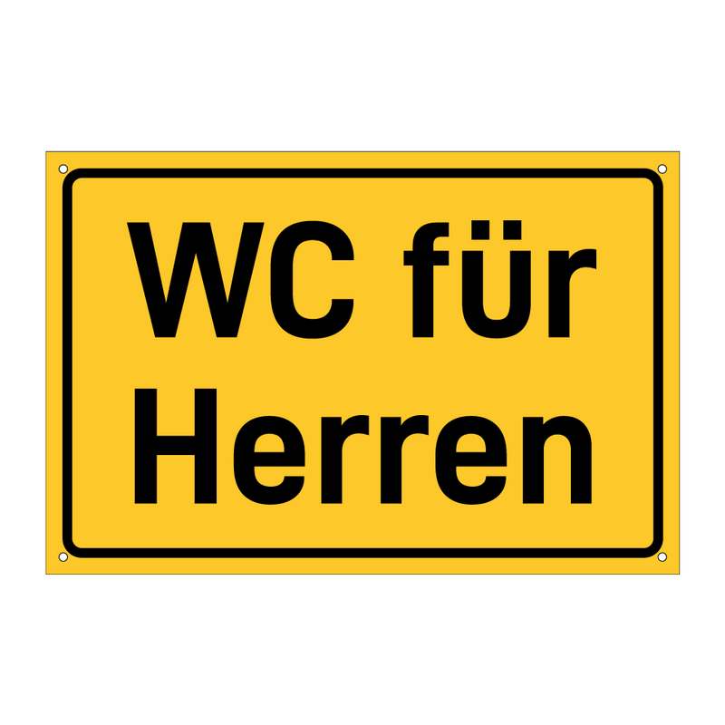 WC für Herren