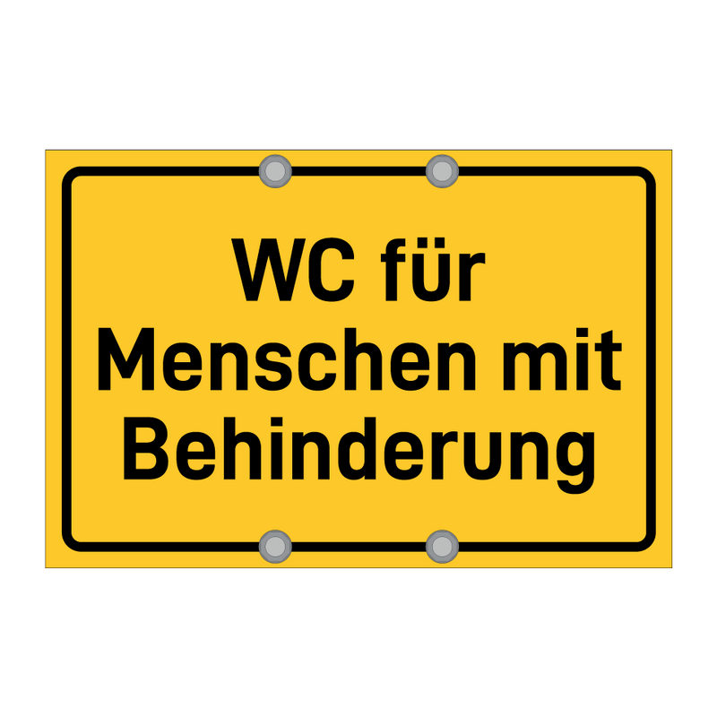 WC für Menschen mit Behinderung