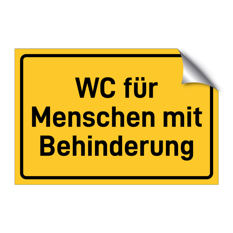 WC für Menschen mit Behinderung