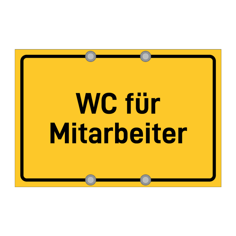 WC für Mitarbeiter