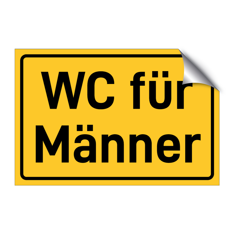 WC für Männer