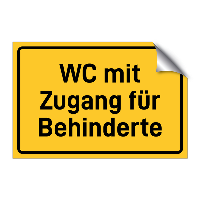 WC mit Zugang für Behinderte