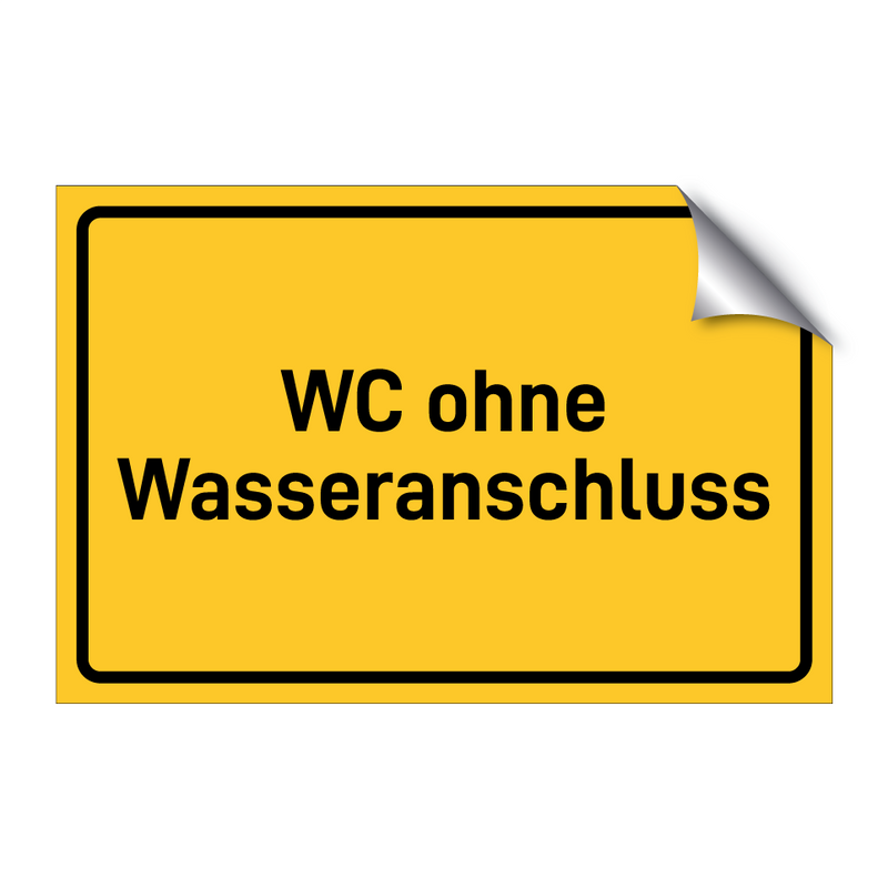 WC ohne Wasseranschluss