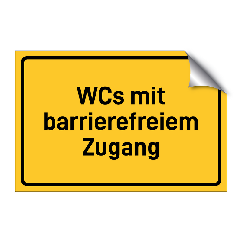 WCs mit barrierefreiem Zugang