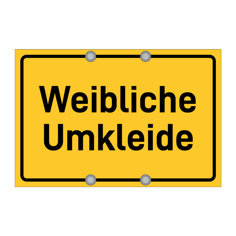 Weibliche Umkleide