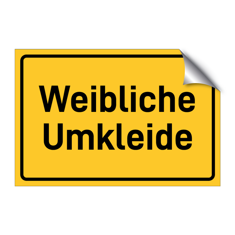 Weibliche Umkleide