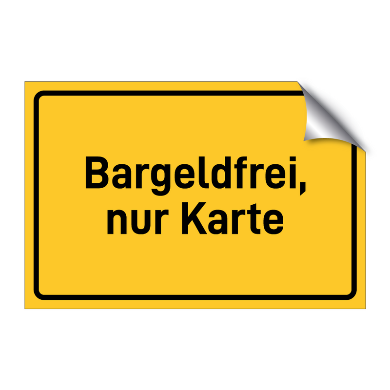 Bargeldfrei, nur Karte & Bargeldfrei, nur Karte & Bargeldfrei, nur Karte & Bargeldfrei, nur Karte