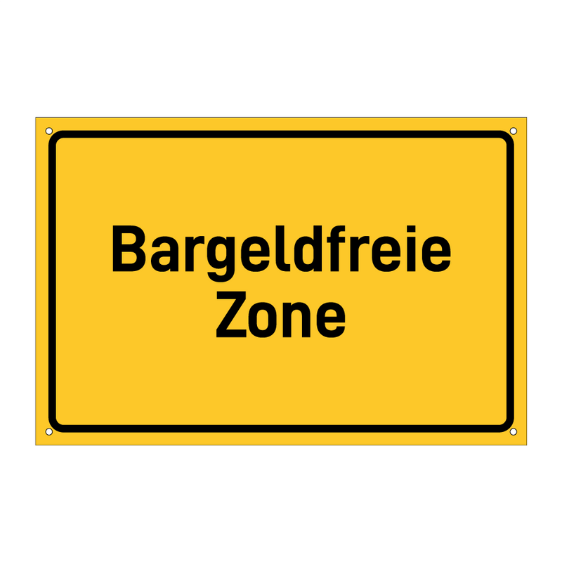 Bargeldfreie Zone & Bargeldfreie Zone & Bargeldfreie Zone & Bargeldfreie Zone & Bargeldfreie Zone