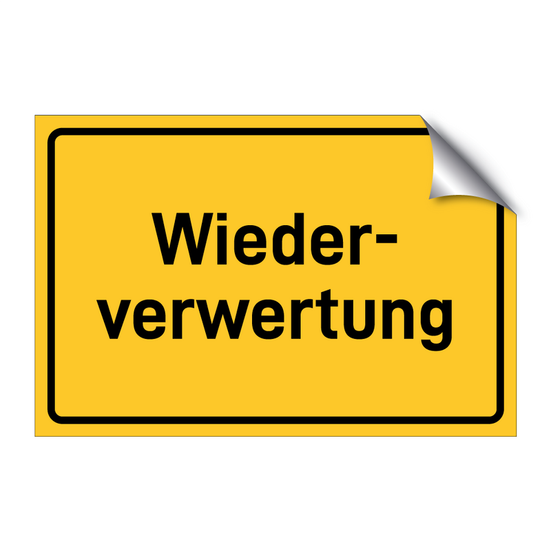 Wieder- verwertung