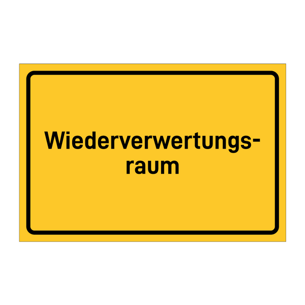 Wiederverwertungs- raum