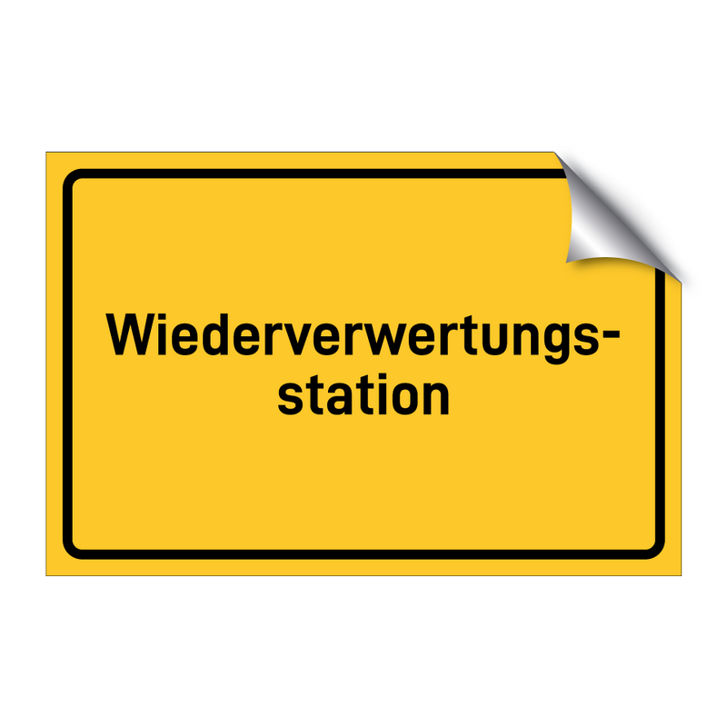 Wiederverwertungs- station