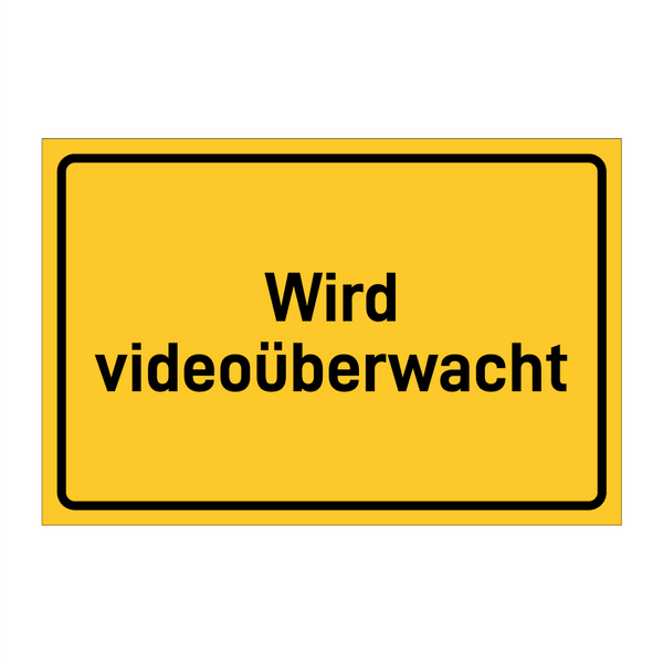 Wird videoüberwacht