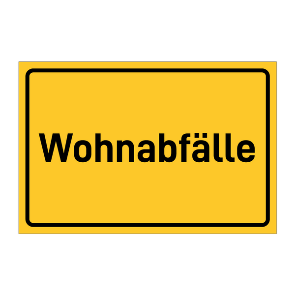 Wohnabfälle