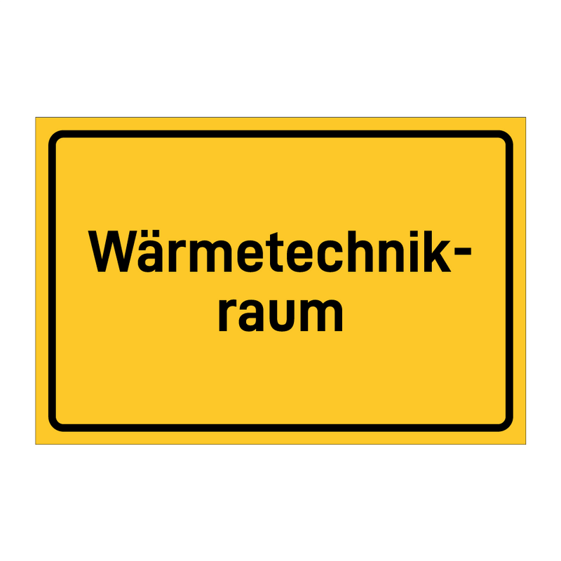 Wärmetechnik- raum