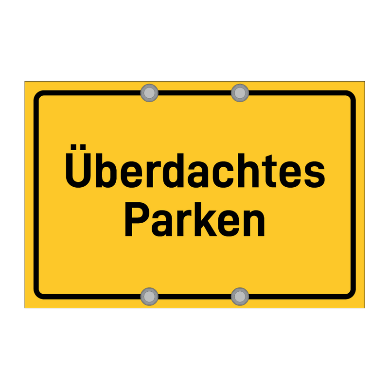 Überdachtes Parken