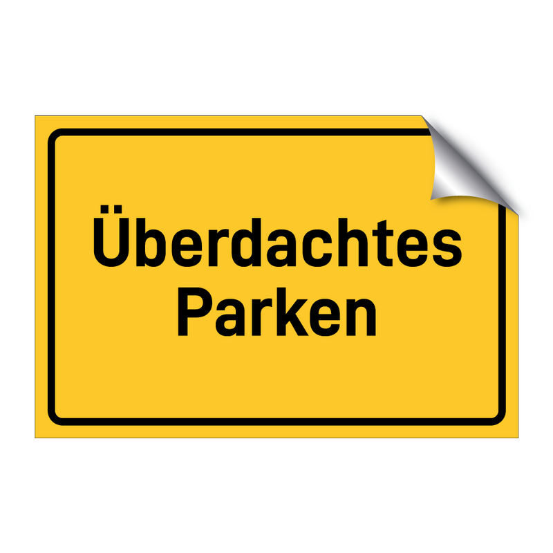 Überdachtes Parken