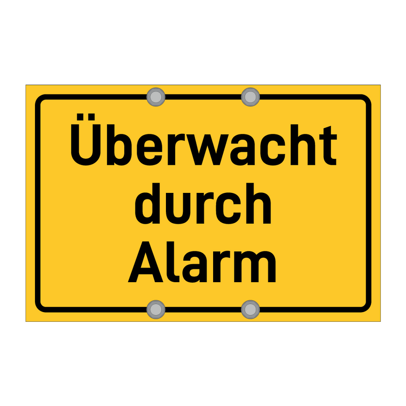 Überwacht durch Alarm