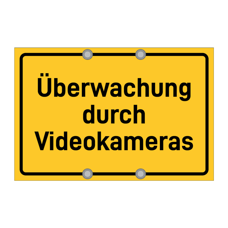 Überwachung durch Videokameras