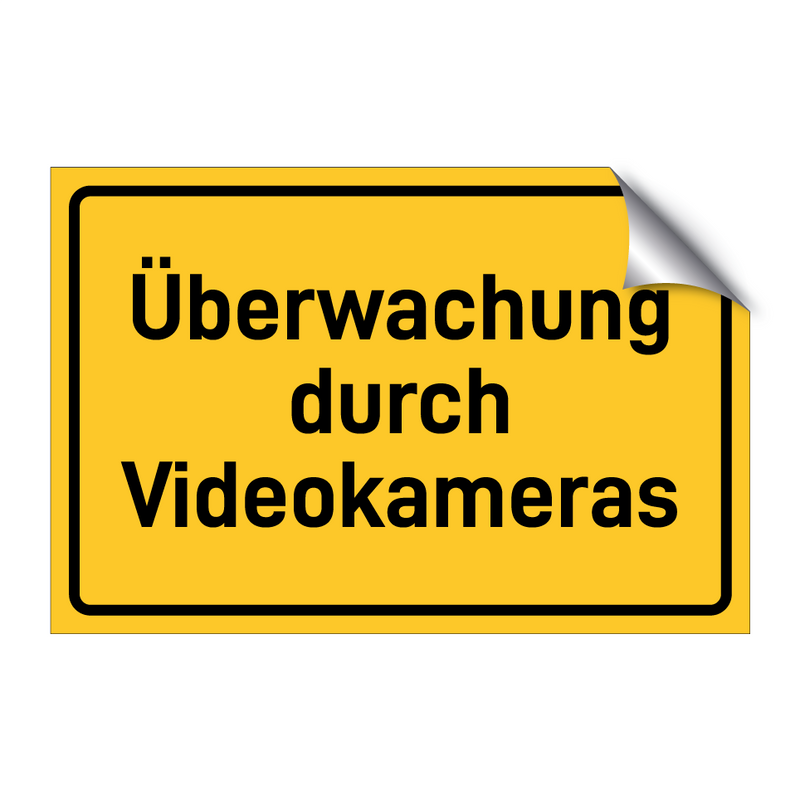 Überwachung durch Videokameras