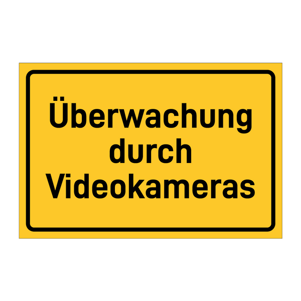 Überwachung durch Videokameras