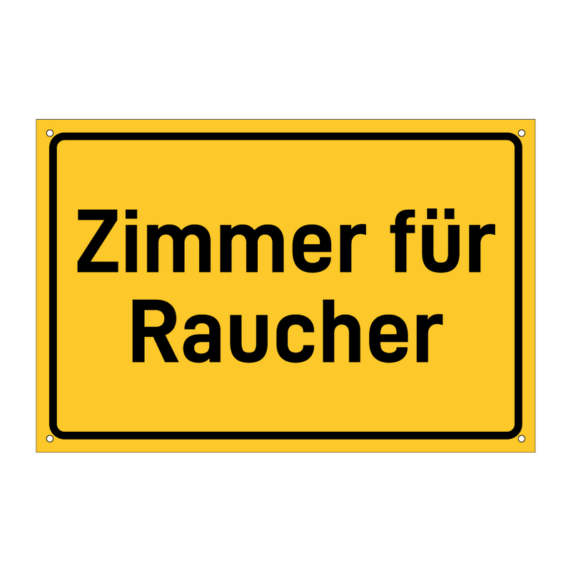 Zimmer für Raucher